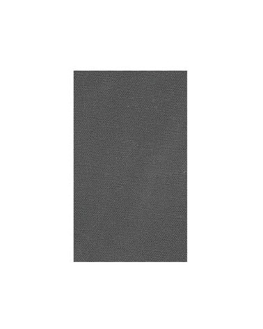 Gray iron-on canvas 100% cotton 12x21cm