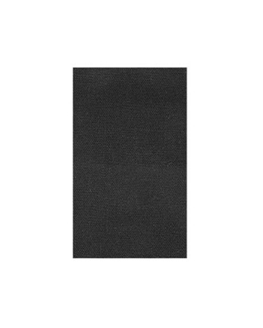 Schwarze Leinwand zum Aufbügeln aus 100 % Baumwolle, 12 x 21 cm