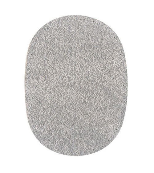 Gray imitation suede elbow or knee reinforcement to sew
