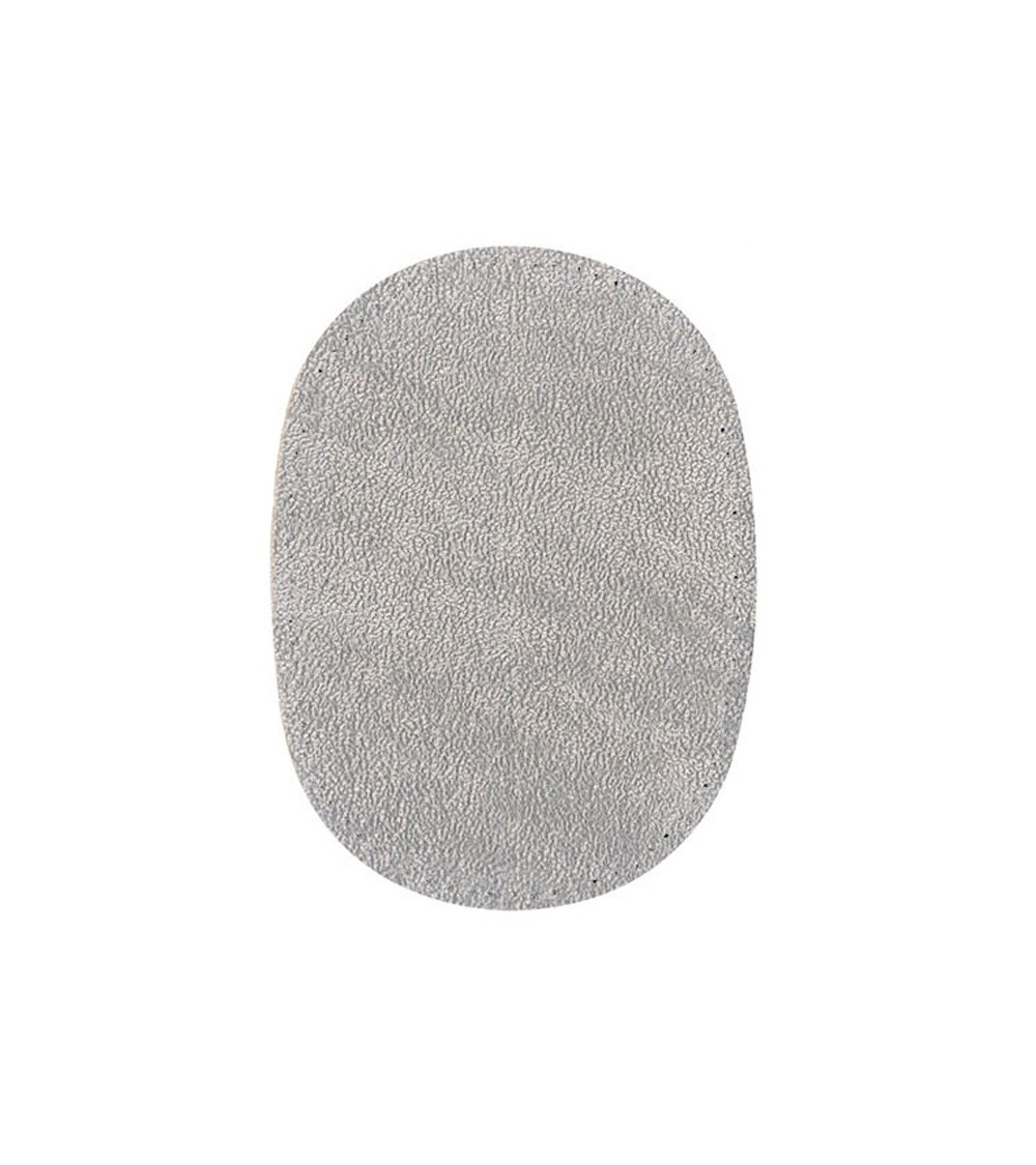 Gray imitation suede elbow or knee reinforcement to sew