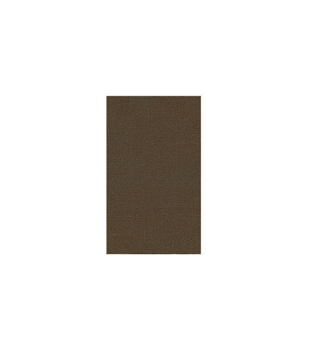 Braune Leinwand zum Aufbügeln aus 100 % Baumwolle, 12 x 21 cm