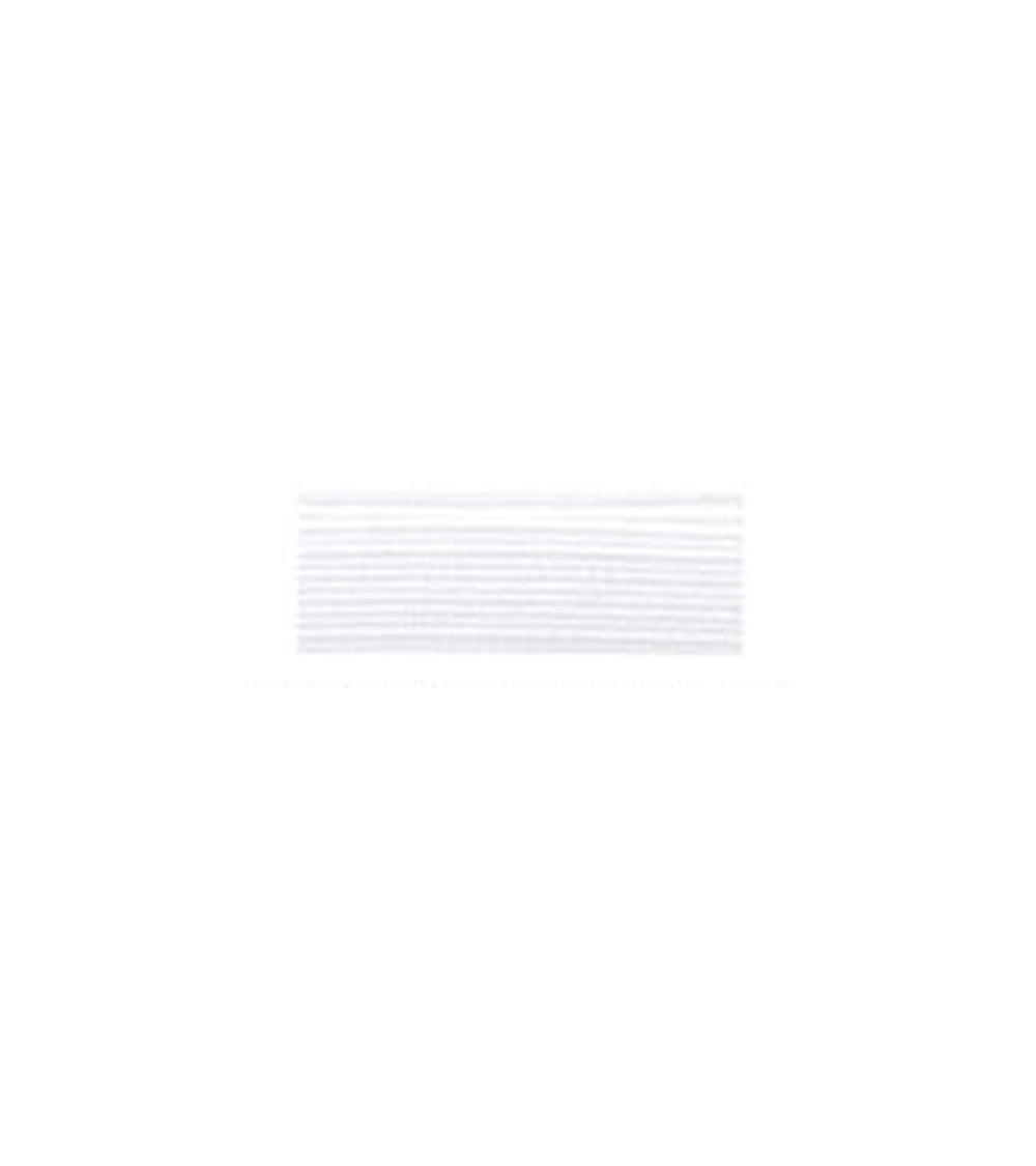 Tresse élastique plate 12mm blanc