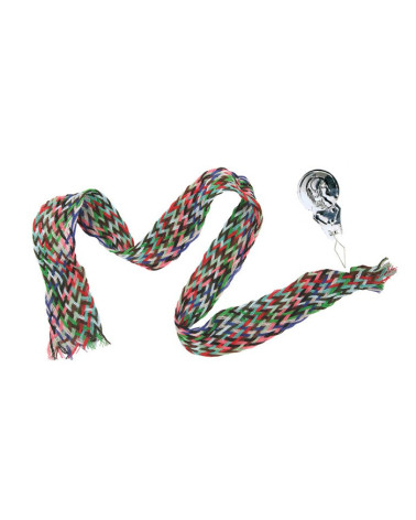 Polyester multi-thread braid and a needle threader
