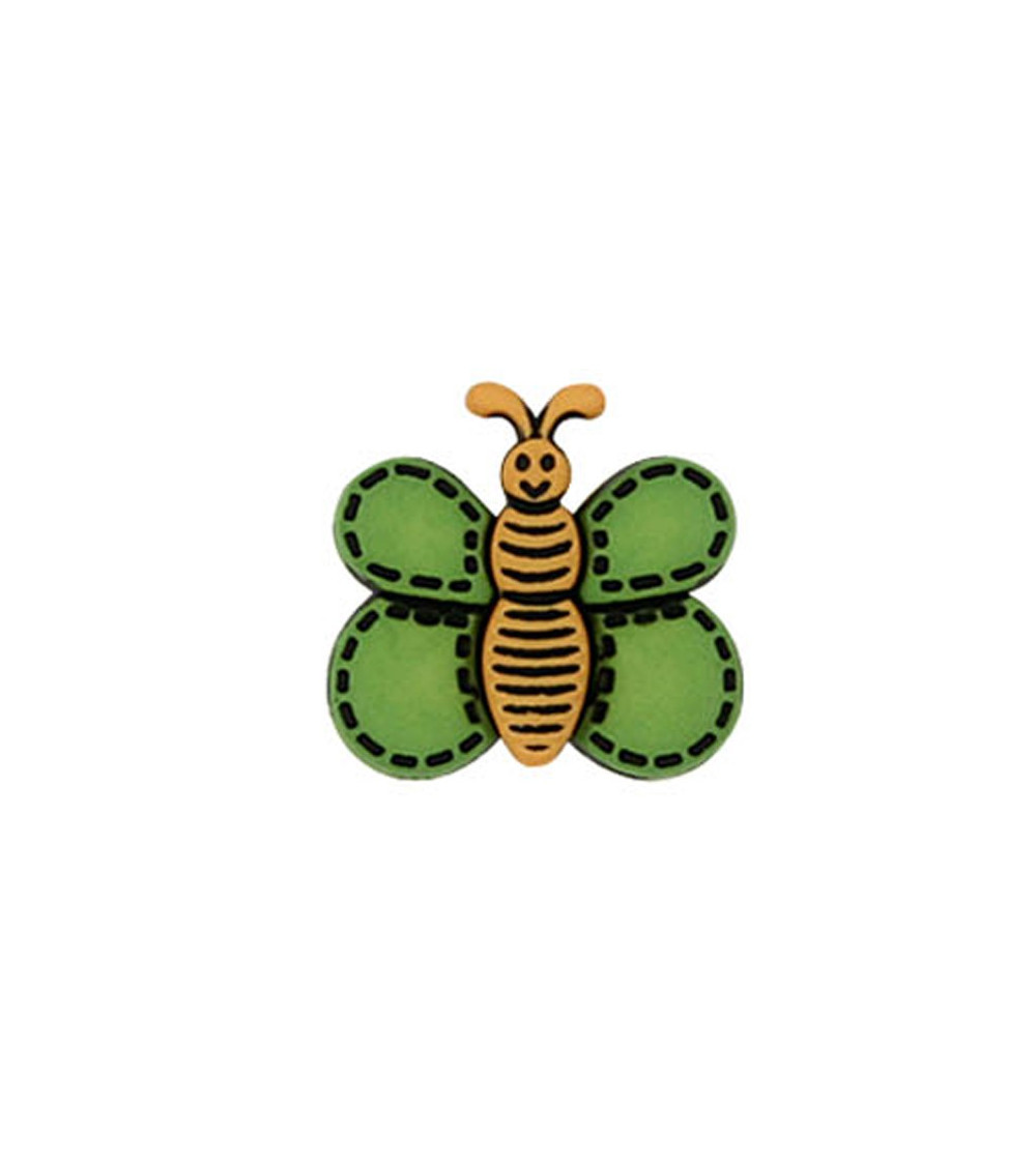 Bouton Papillon couleur Vert Bouton Papillon couleur Vert