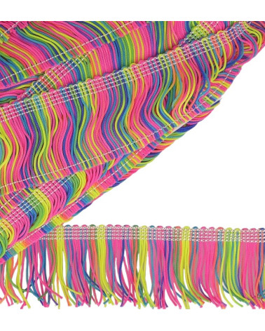 Bobine 15m Frange arc-en-ciel Multicolore