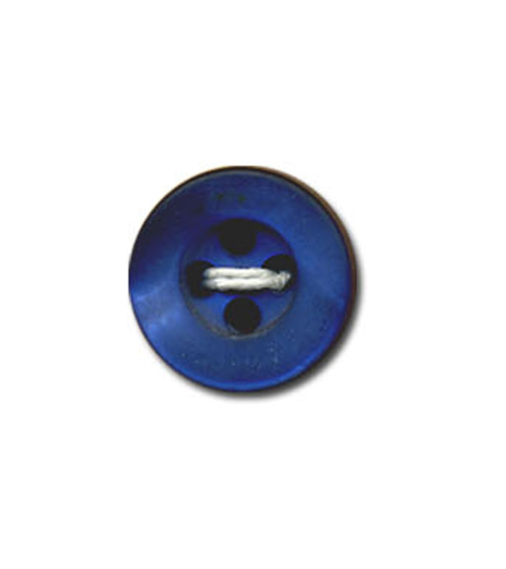 Bouton rond à 4 trous couleur Bleu nuit