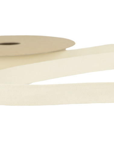 20-m-Spule aus Bio-Baumwolltaft Ecru