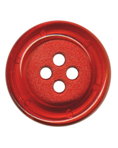 Transparent Clown button in Red color