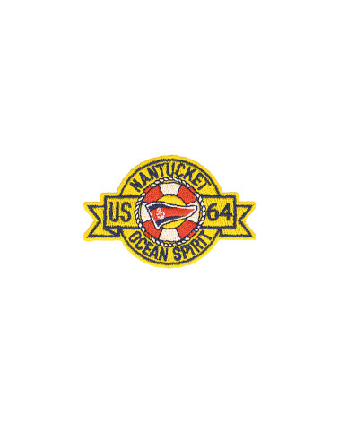 Aufnäher zum Aufbügeln, nautisches Wappen u64, 6,2 cm x 4 cm