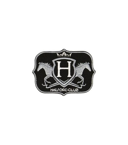 Halford club gray iron-on patch 6cm x 4.4cm