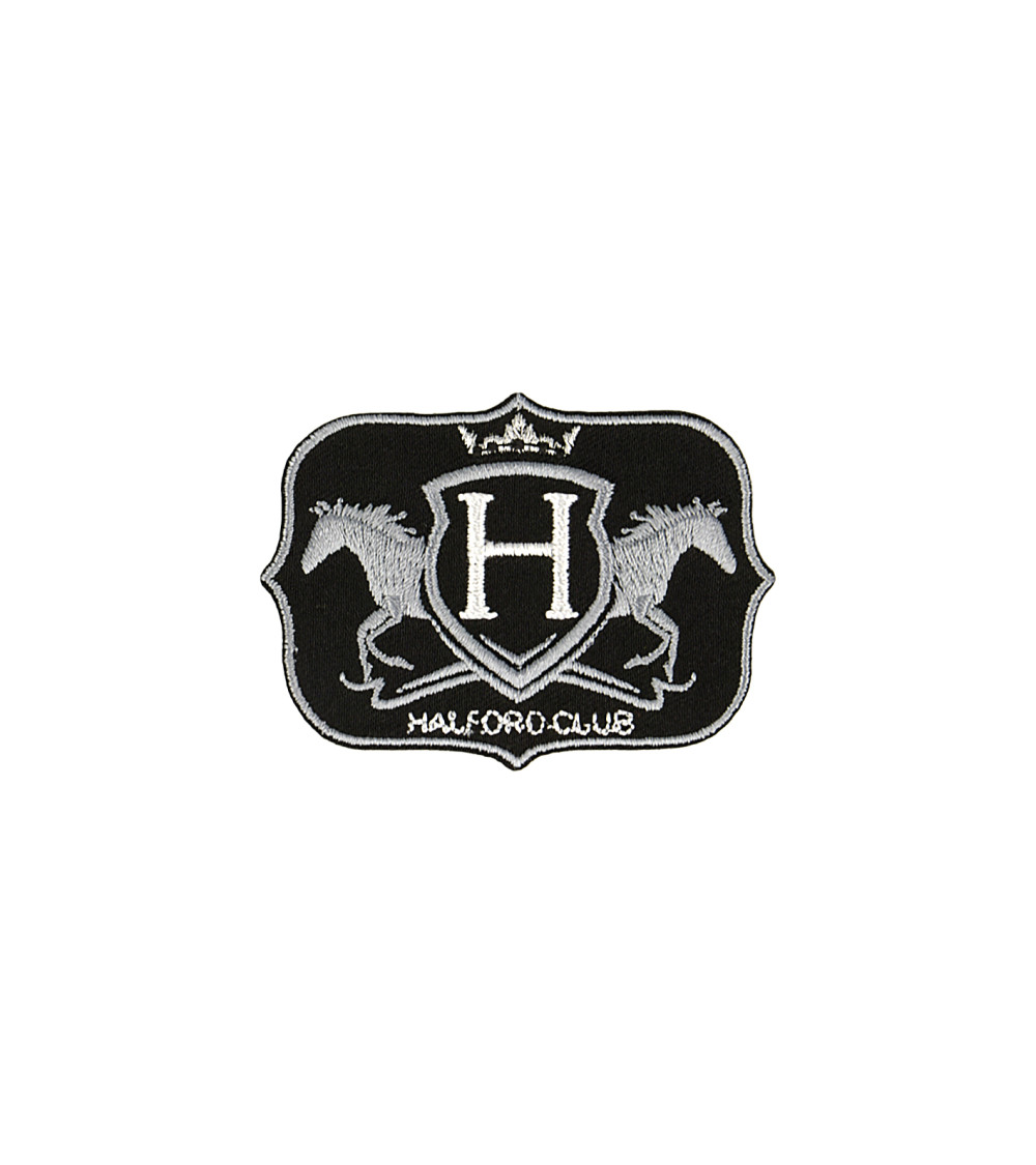 Halford club gray iron-on patch 6cm x 4.4cm