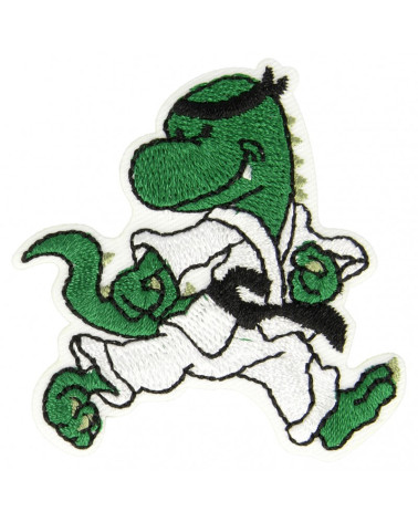 Set of 3 iron-on judo monster badges 5 cm x 5 cm