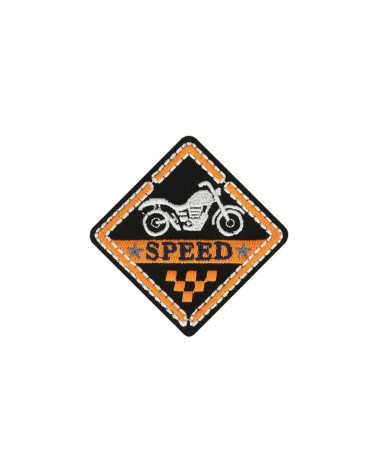 Toppa termoadesiva stemma sport speed 5x5cm
