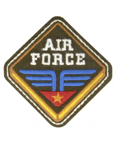 Set of 3 iron-on air force coat of arms patches 5 cm x 5 cm