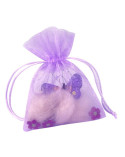 Sachet Organdi Lavande 12 cm x 9 cm par lot de 10