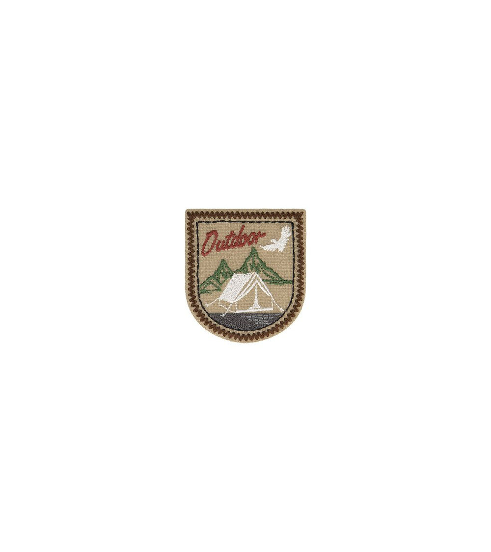 Aufbügelpflaster OUTDOOR Zeltleinen Hintergrund 5x5cm