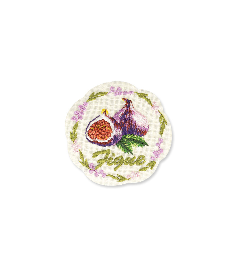 Fig iron-on patch 5x5cm