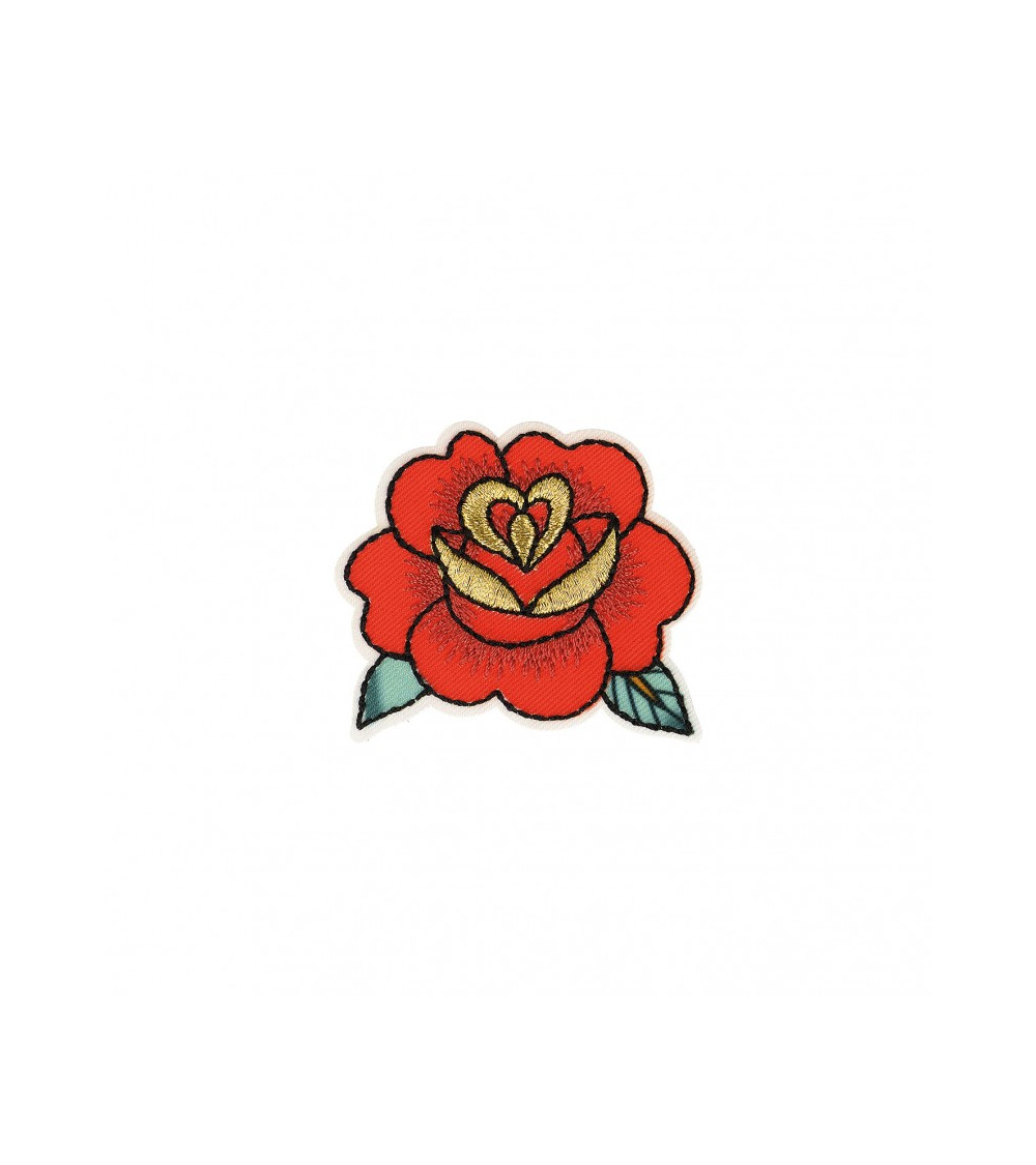 Toppa termoadesiva rosa 6x4cm