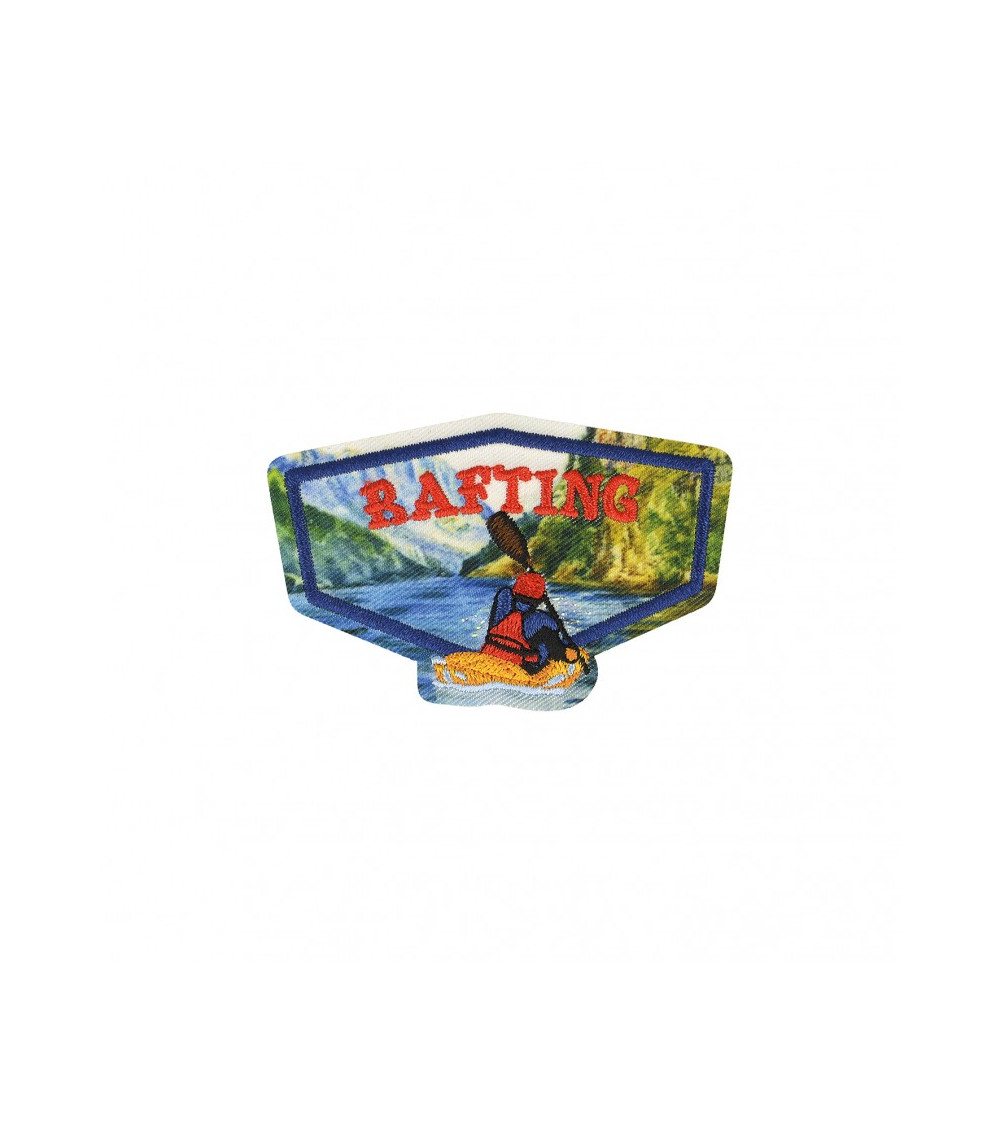 Toppa termoadesiva Natura con stampa rafting 4x8 cm