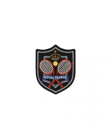 Iron-on sports and royal tennis patch 5.5x5cm