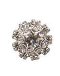 Bouton Strass Cristal rond de 1,5 cm de diamètre