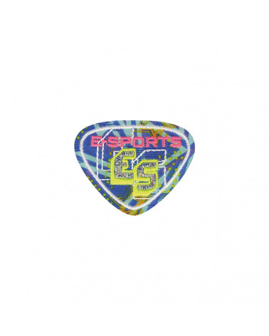 Neonfarbener E-Sport-Sportaufnäher zum Aufbügeln, 6 x 4 cm