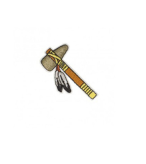 Ecusson thermocollant marteau indien 4x4cm