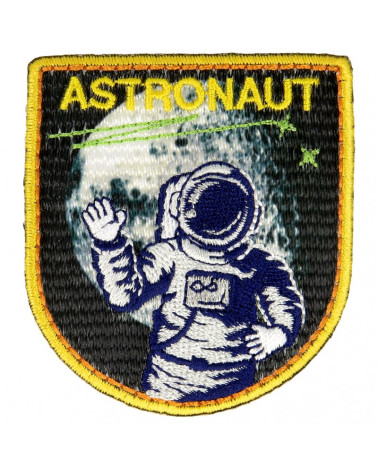 Set di 3 toppe termoadesive astronauta 5 cm x 4,5 cm
