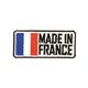 Ecusson thermocollant made in france made in france 4,8cm x 2,2cm