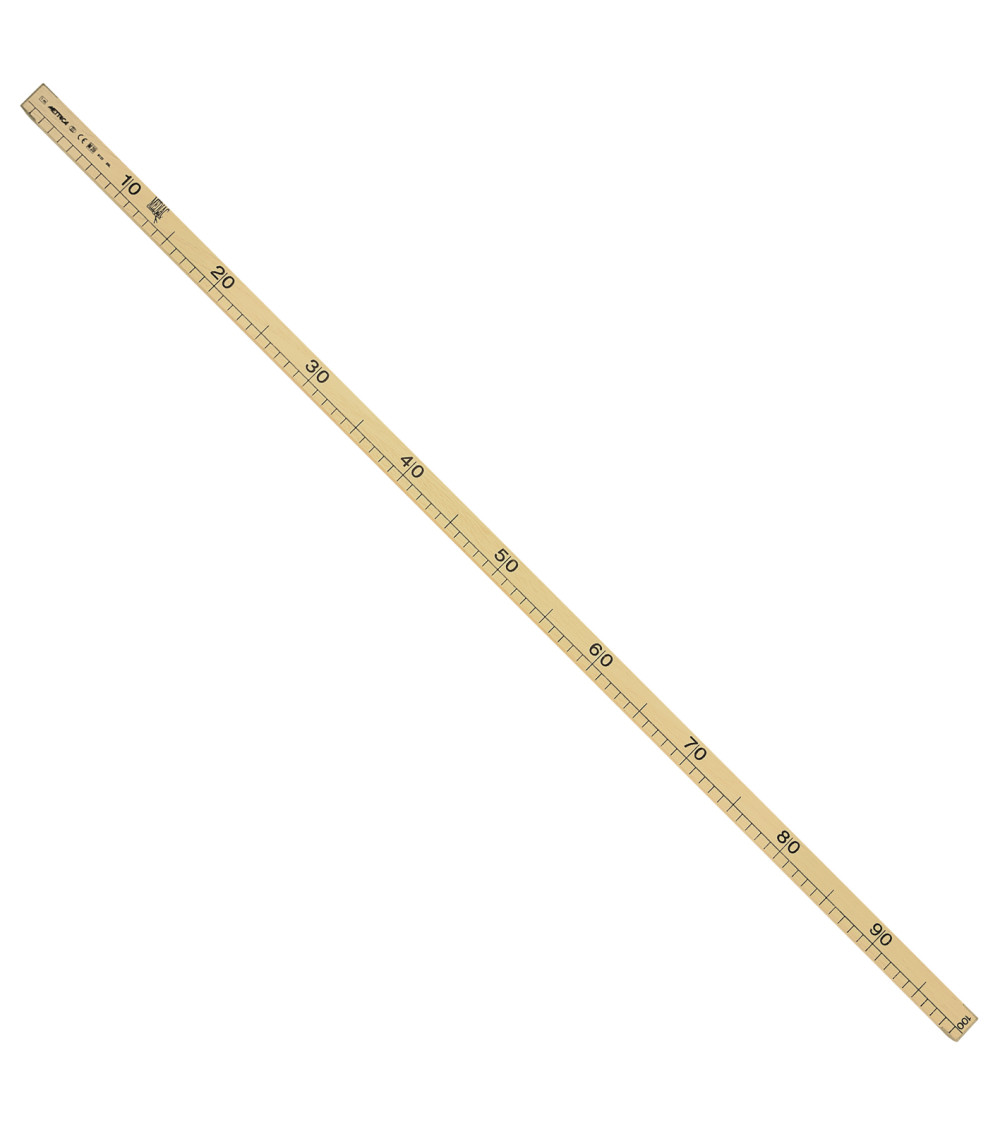 regla de madera 20*25mm*1mt madera clara