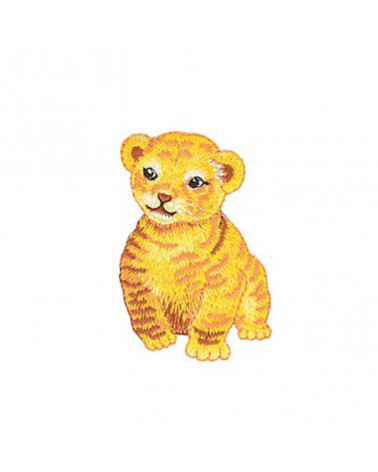Baby tiger iron-on patch 5x5cm