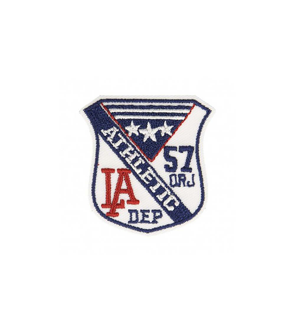Athletic marine iron-on badge 4x4.5cm