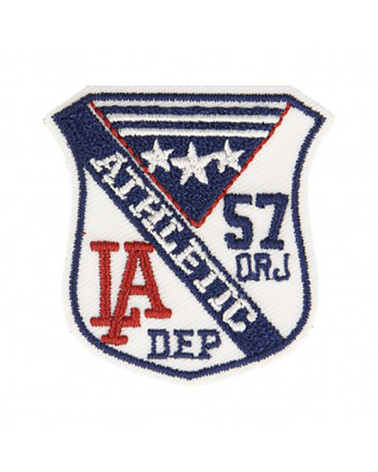 Athletic marine iron-on badge 4x4.5cm