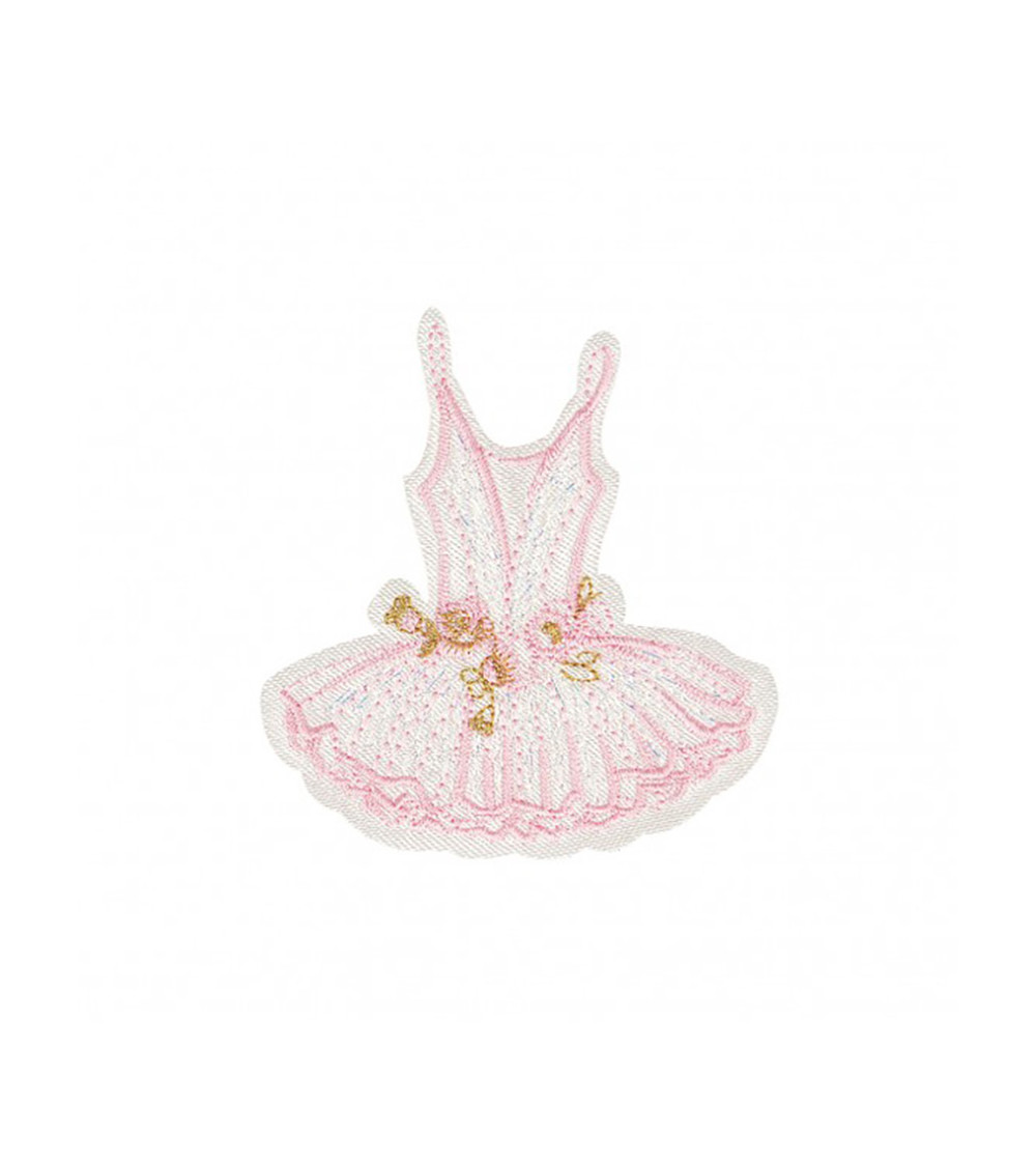 Ecusson thermocollant tutu 4x5cm
