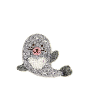 Iron-on badge under the ocean seal 4x5cm