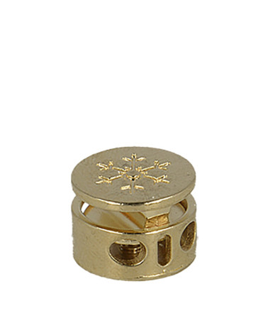 Abrazadera para cordón 15mm Oro