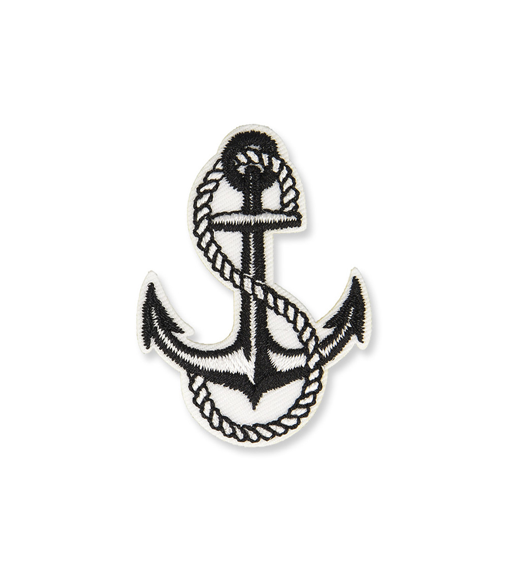 Toppa termoadesiva ANCHOR rossa 4x5 cm