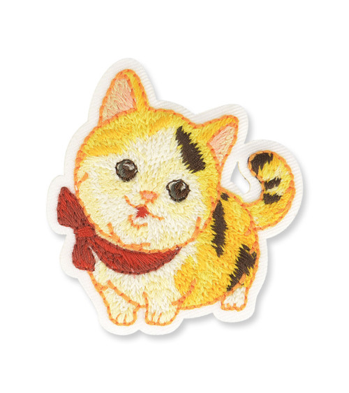 Kitten iron-on patch 5x6cm