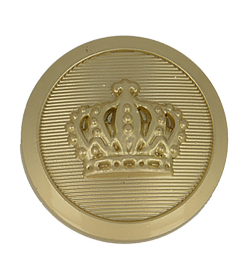 Crown metal button