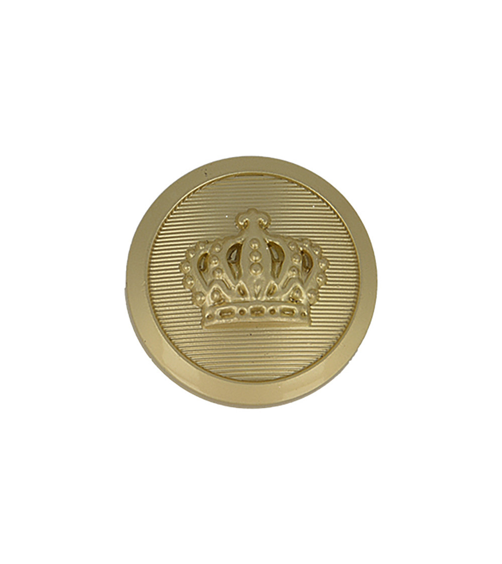 Crown metal button