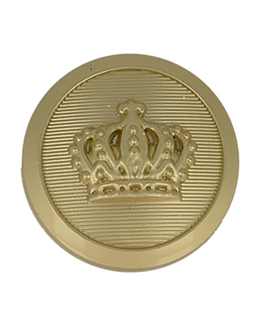 Crown metal button