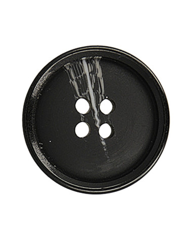 Reflective resin button