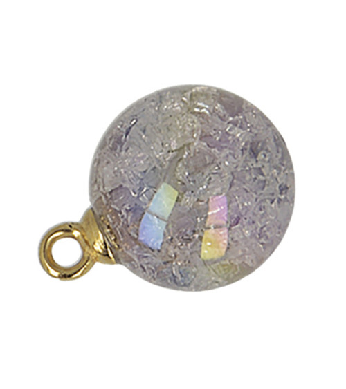 Moonstone button 15mm