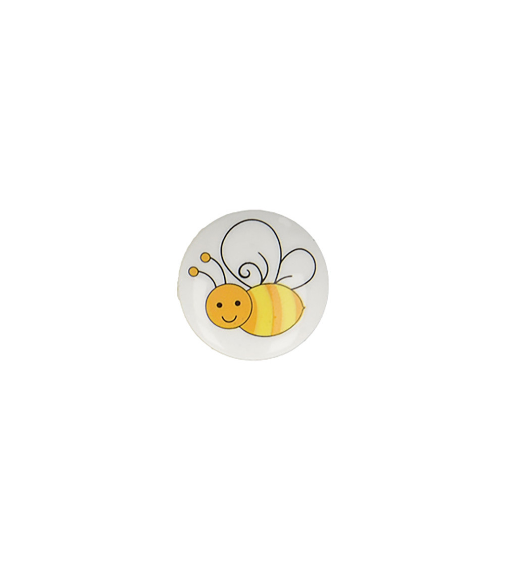 Set of 6 bee base buttons 15mm
