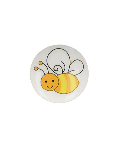 Set of 6 bee base buttons 15mm