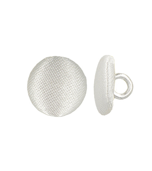 Set of 6 satin covered buttons