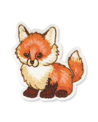 Set mit 3 Fuchs-Aufnähern zum Aufbügeln, 5 x 6 cm