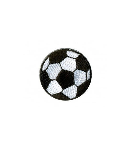 Lot de 3 écussons thermocollants ballon de foot 2,5cm