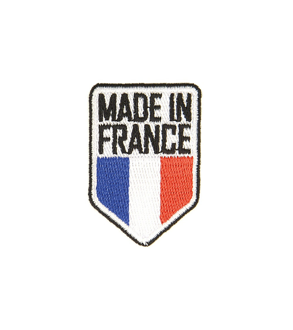 Set mit 3 in Frankreich hergestellten Aufnähern zum Aufbügeln, 3,2 cm x 4,8 cm