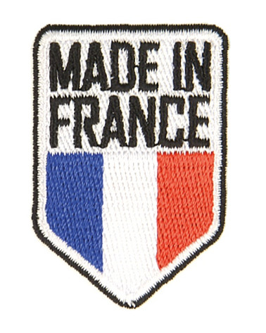 Set di 3 toppe termoadesive fabbricate in Francia fabbricate in Francia 3,2 cm x 4,8 cm